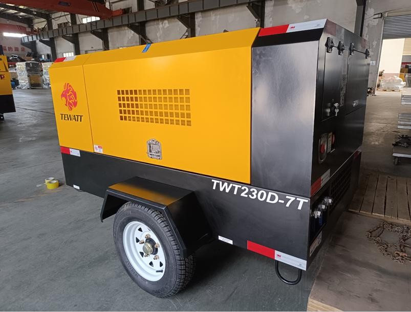 TEWATT Air Compressor For Shipyard/pipeline Sandblasting factory